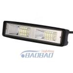 48W Black Rectangle Waterproof LED Work Light Headlight For Car Truck