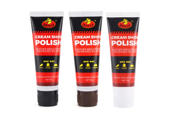 Black Brown Cream Shoe Polish Sponge Applicator Hose Packaging Leather Shoe