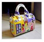 Europe and selling women's handbags shoulder diagonal cartoon character
