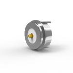 White Round Magnetic Connector 5A 12v Magnetic Connector Corrosion Resistant