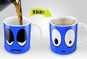 Wholesale Smile Magic Mug with Blue /Yellow /Red /White colors options Eco Friendly Travel Mugs from china suppliers
