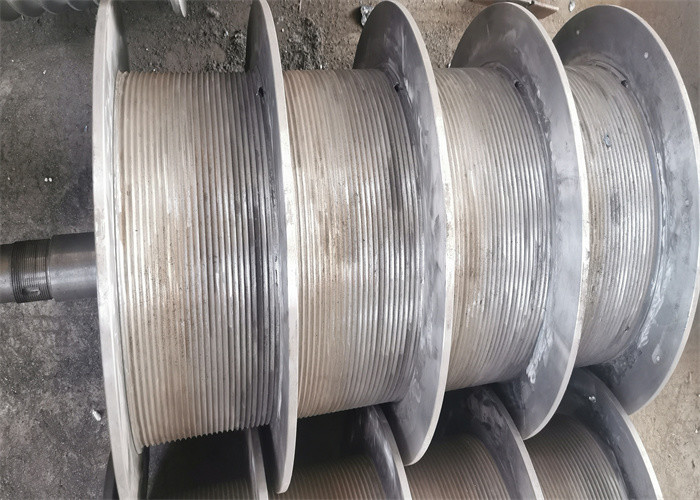 Slowly Speed Grooved Winch Drum For Manned Elevator Carry People For Window Cleaner