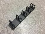 5 Piece Rings Horizontal Cable Manager , 2u Rackmount Cable Management