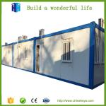 light steel framed prefab flat pack living 20ft container house