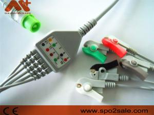 Wholesale Fukuda Denshi Compatible 5 Lead Clip Direct-Connect ECG Cable for Dynascope DS-5100, DS-5100E, DS-5300W,DS-5400,DS-7001 from china suppliers