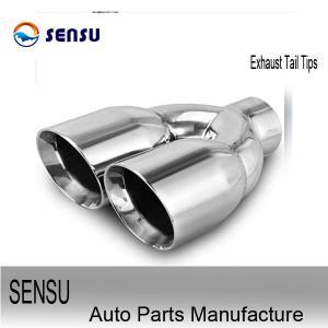 Wholesale Polished Stainless Steel Exhaust Parts Clamp On 4 Inch SS304 Exhaust Pipe Tips from china suppliers