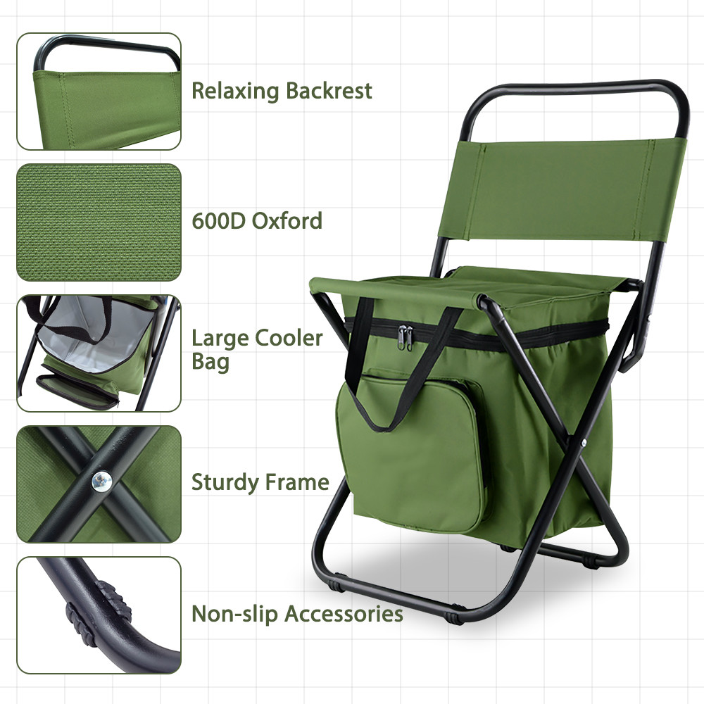 PVC Coating Anti Tear 1.33kg Outdoor Camping Chair