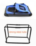 Breathable 27.5in Outdoor Pet Carrier 20.5in Dog Travel Bag With Wheels