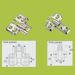165 degree clip-on furniture hinges,soft close hinges
