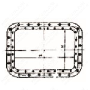Wholesale Welded Fixed Steel Wheel House Window from china suppliers