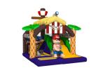 Pirate Themed PVC 4x4.5x4.5m Inflatable Jump House Combo