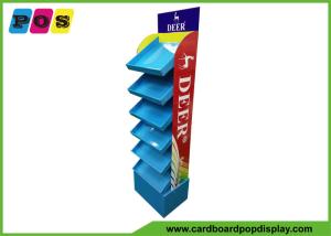 Wholesale POS Retail Six Shelf Corrugated Cardboard Displays , Fully Printing Retail Display Stands For Drawing Pens FL180 from china suppliers