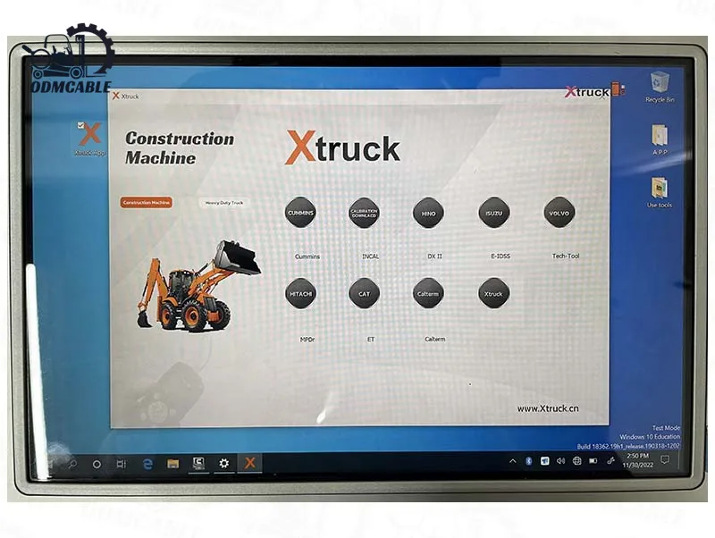 CANBUS Diagnostic Tool OBD2 Scanner Adapter for Heavy-Duty Truck Excavator Structure Diesel Engine
