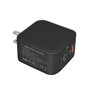 Wholesale Multiports USB Type C PD Charger QC Travel GAN Mini Quick Charger 65W from china suppliers