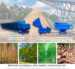 Wholesale 380V 3000KG Wood Peeling Machine Peeling Rate 95% from china suppliers