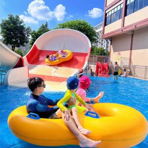 Wholesale Fiberglass Boomerang Pool Slide Eco Commercial Water Park Equipment from china suppliers