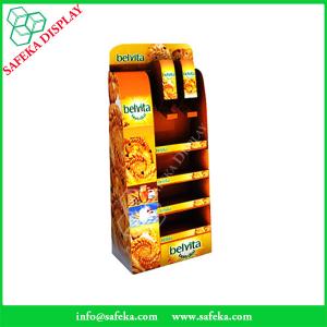 Wholesale Creative design China Manufacturer 3 racks Paper material shelf cardboard point of sale display for bags from china suppliers