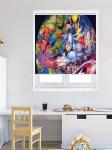 38MM TUBE Ready Made Unique design 3D Roller Blinds Digital Printed Fabric