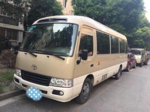 Wholesale 2012 Year 19 Seats Used Toyota Coaster 2TR Gas Engine Simple Style Appearance from china suppliers