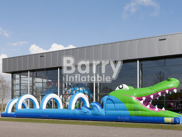 Durable Plato PVC Tarpaulin Inflatable Water Slides For Summer Inflatable Game