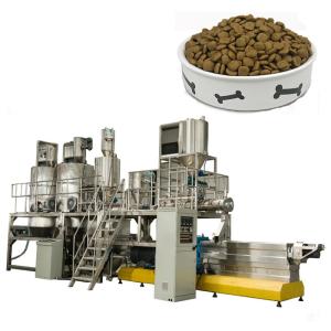 Wholesale 1.5*1.1*1.2m Pet Feed Production Line Pellet Fish Manufacturing Plant 5.5KW from china suppliers