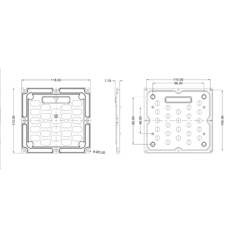 5050 SMD LED Light Module with IP65 Waterproof and 150lm/w Luminous Efficacy for Outdoor Lighting