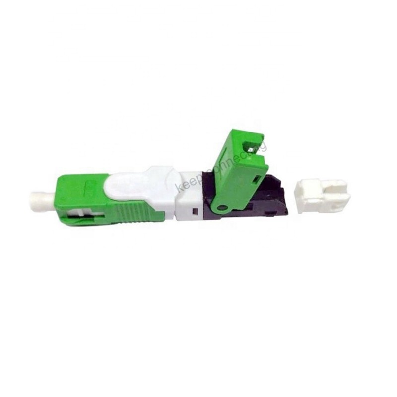 SC APC Single mode Assembly Quick Connector Fiber Optic Fast Connector Laser OEM