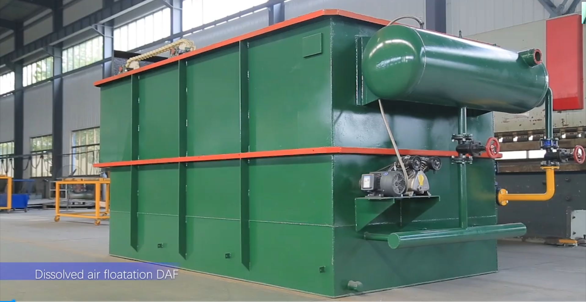 Video Technical Support Sewage Treatment Plant Water Filter System and DAF Equipment