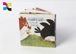 Flocking Die Cutting Cartoon Kids Book Printing Glossy Art Paper Round Corners