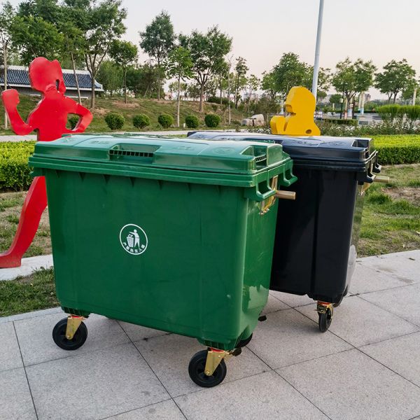 660 Liter Plastic Waste Container Trash Bin Waste Bin Garbage Can