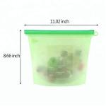 Eco Friendly Waterpoof Leakproof Snack Reusable Silicone Food Storage Bag