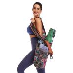Printed Yoga Mat Carry Bag Gym Mat Case For Women Men Pilates Fitness Exercise