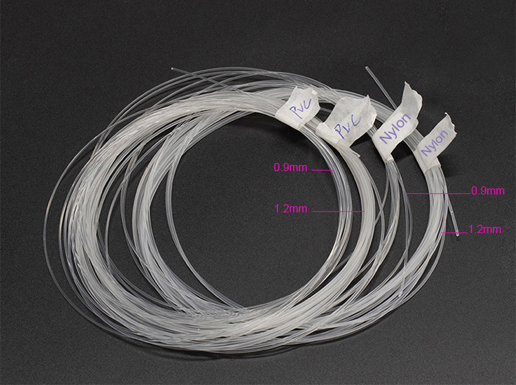 FTTH Invisible Fiber Optic Cable G657 Transparent Sheath Indoor Wiring 0.9 1.2mm PVC