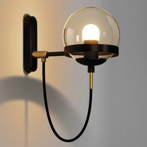 Wholesale Industrial Vintage Glass Hotel Bedroom Wall Bedside Lamp from china suppliers