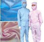 Twill Cleanroom Antistatic ESD Fabric 5mm Grid Cloth For Industry Wokerwear