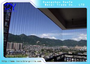 Wholesale Protection Wire Mesh 7X7 Stainless Steel Wire Rope Balcony Invisible Safety Grill from china suppliers