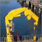 Knuckle Boom Marine Deck Pedestal Crane at Best price Marine Ship Crane