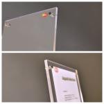 Acrylic Display Photo Frame Wall A4 Poster Display Stand 6 Inch 7 Inch