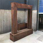 Backyard Outdoor Corten Steel Waterfall Stunning Customizable Design