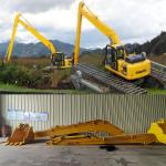 Max Dig Height 17450 Mm Excavator Long Boom Guaranteed OEM Parts