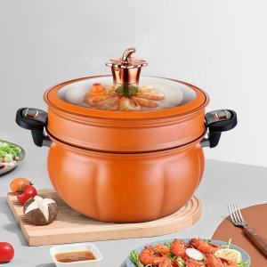 Wholesale 8L Kitchen Pressure Cooker Cast Iron Non Stick With Handle Latch from china suppliers