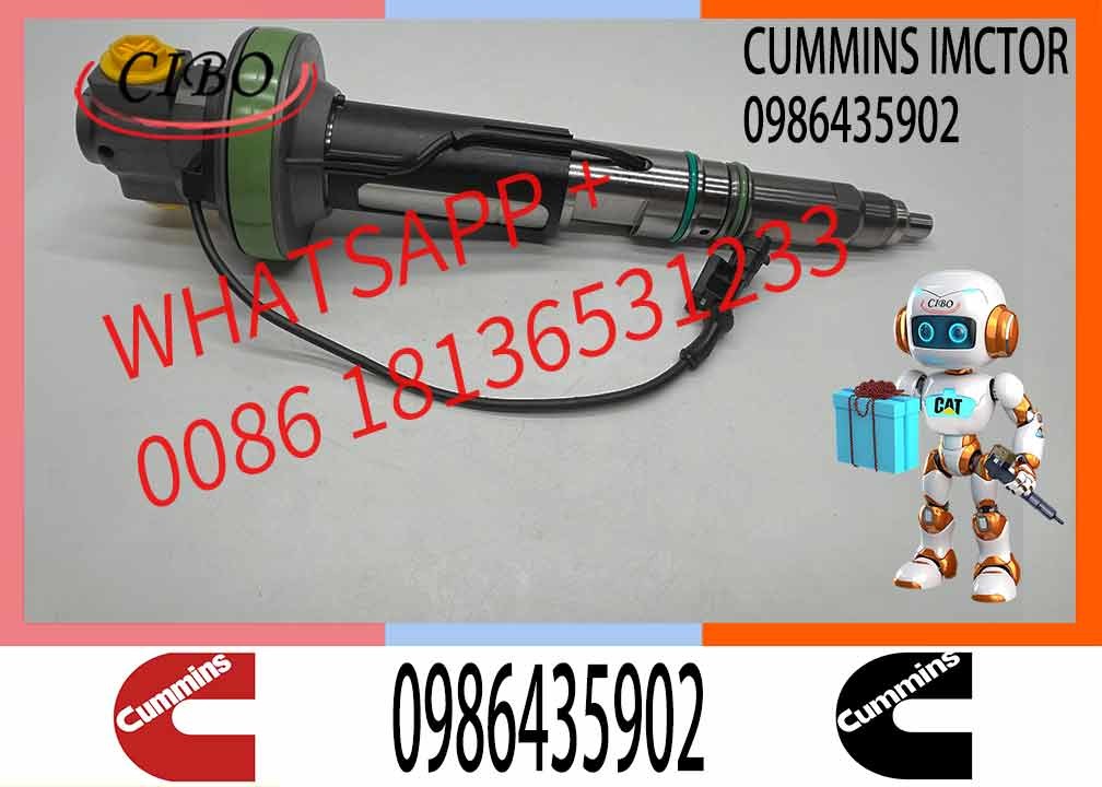 Genuine Fuel Injector Assembly F00BJ00002 01986435613 0986435902 0986435905 0986435616 F00BJO0008For Qsk19 Engine