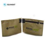 Custom Printed Aluminum Foil Kraft Paper Child Proof Zipper Mylar Bags Smell