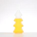 Customize Sealing Type 500ml Crystal White Glass Bottle for Christmas Tree