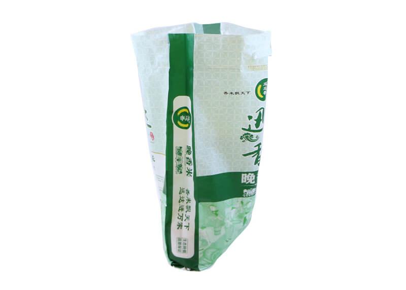 High Strength BOPP Laminated PP Woven Bags For Rice With Double Stitches