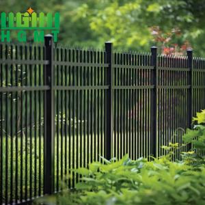 Wholesale Wrought Iron Steel Fence Home Garden Ornamental Black Decorative Metal from china suppliers