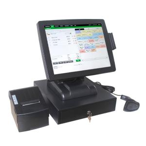 China 8 Digital Display 15 Inch 400cd/㎡ Touch Screen Pos Machine on sale