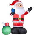 Factory Customized Merry christmas holiday christmas inflatable santa decoration