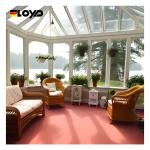 Waterproof Aluminum Outdoor Four Season Glass Room Extension Customized