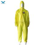 Fully Closed ISO Hooded Disposable Coveralls Without Face Mask For OEM Chemical